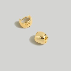 Madewell Cuffed Huggie Hoop Earrings